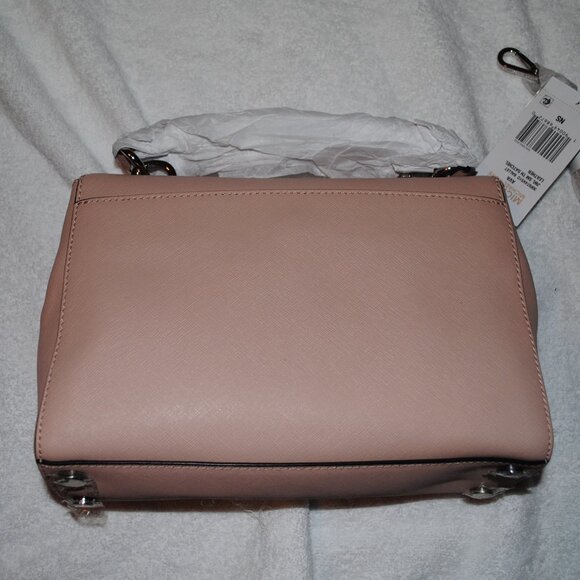 NEW MICHEAL KORS PINK BALLET JEWELED LEATHER SACHEL - Picture 4 of 7